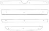 Trim/Protection Strip, radiator grille Bürstner Travel Van 2008-2014