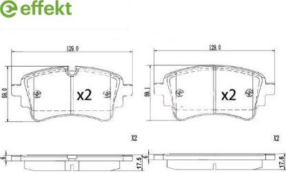 Brake Pad Set, disc brake VAG Brake Pad Set, disc brake VAG