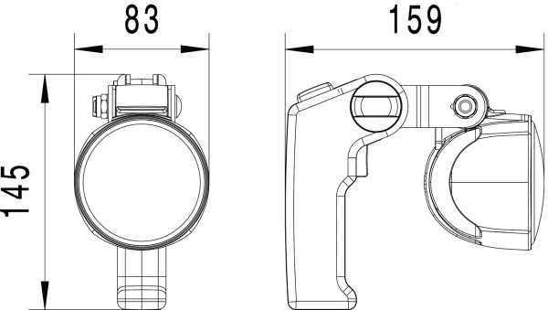 Searchlight Otsingulamp LED, 12V/24V