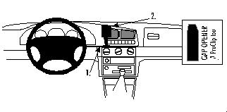Trim Frame VW Caddy 97-