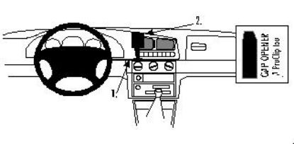 Trim Frame VW Caddy 97-