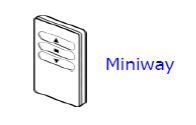 Mounting Set, roof rack REMOTE CONTROL MINIWAY
