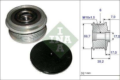 Alternator Freewheel Clutch Mondeo III V6, ST220