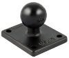 Mobile phone/PDA holder B-kuuliga kinnitusplaat 43x51mm (Brodit AMPS)
