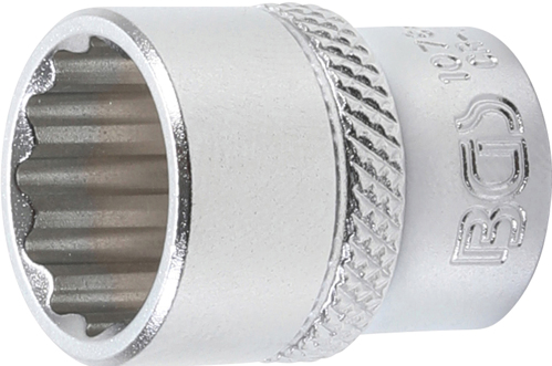 Socket Wrench Insert 1/4" Socket, 12-point, 14 mm