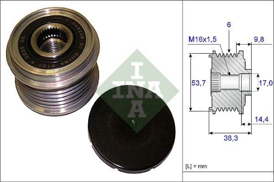 Alternator Freewheel Clutch BMW - 12 31 7 802 261