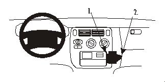 Trim Frame Honda HRV 99- Trim Frame Honda HRV 99-