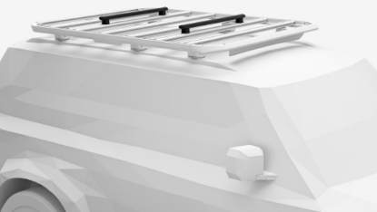 Roof Rack Bar Caprock cargo box kit