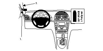 Trim Frame Mercedes Benz E-Class 02-09 vasakule
