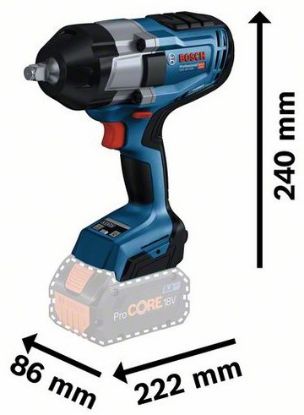 Electrical Tool Set (rechargeable) GDS 18V-1000 (solo; L), 350 / 650 / 1050 Nm, 1/2" Electrical Tool Set (rechargeable) GDS 18V-1000 (solo; L), 350 / 650 / 1050 Nm, 1/2"