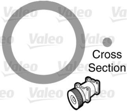 Gasket, coolant pipe MERCEDES/Porsche