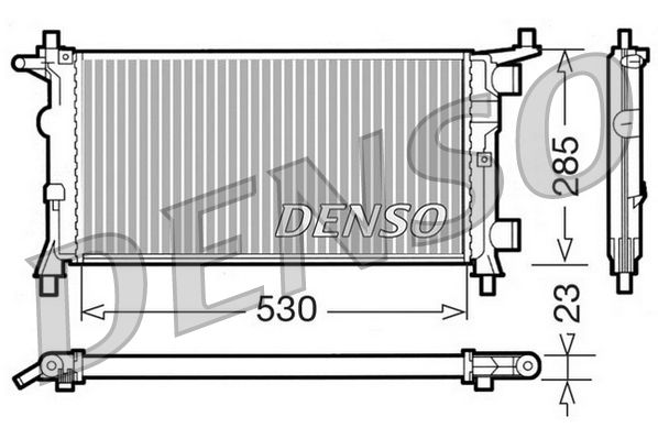 Radiator, engine cooling OPEL Corsa B 1.0 12V / 1.2 1