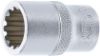 Socket Wrench Insert 1/2" Socket "Gear Lock", 15 mm
