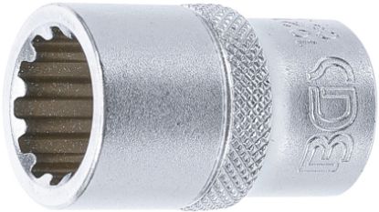 Socket Wrench Insert 1/2" Socket "Gear Lock", 15 mm