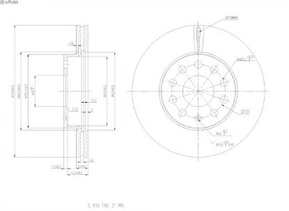 Brake Disc VAG - 5Q0 615 301 E