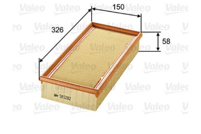 Air Filter BMW 3 Touring (E36), 5 (E34)