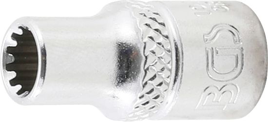 Socket Wrench Insert 1/4" Socket "Gear Lock", 5.5 mm