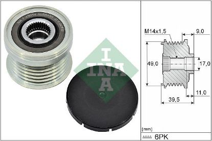Alternator Freewheel Clutch FORD - CV6T-10300-BC