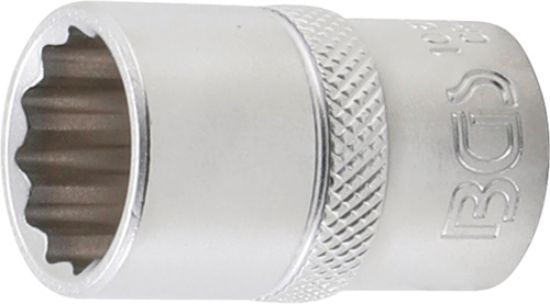 Socket Wrench Insert 1/2" Socket, 12-point, 17 mm
