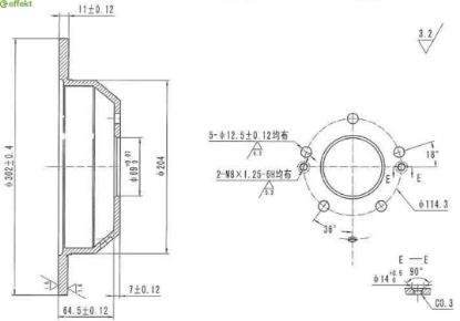 Brake Disc KIA - 58411-2P000