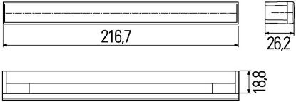 Daytime Running Light Set 12xLED, 24V