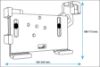 Tablet Holder laius 185-245mm, kõrgus 108-173mm