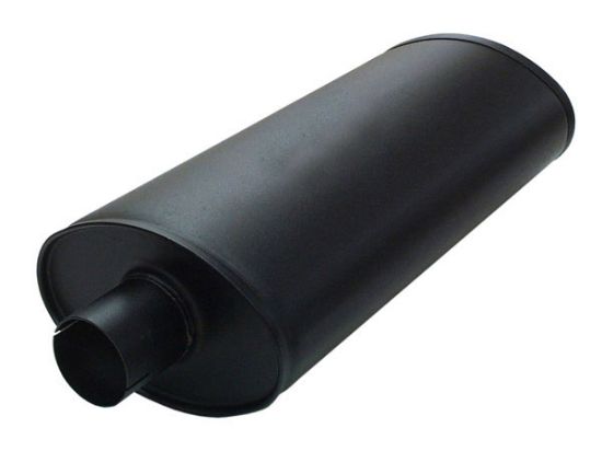 Centre/Rear Muffler Pütt heavy 2,5" ovaal 140/220mm L=500mm