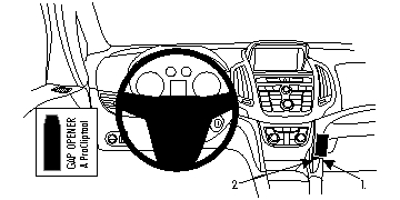 Trim Frame Opel Zafira C 12-17 alla