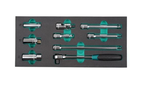 Tool Trolley sisu, padrunid 1/2" 8 osa