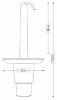 Trim/Protection Strip, radiator grille kinnitusklamber 44mm