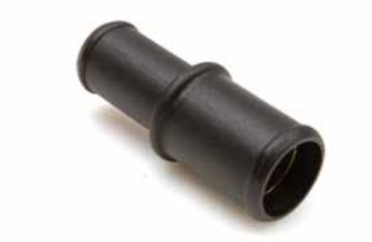 Water connection pipe, auxilliary heater 18/22 plast L=63mm