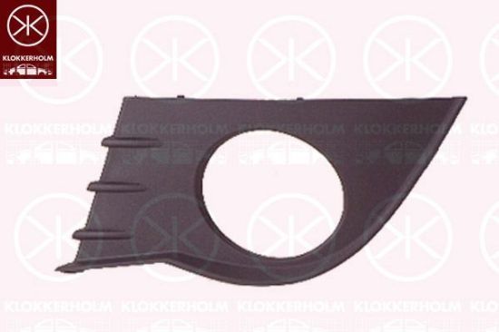 Eyelid, front fog light Renault Clio, parem