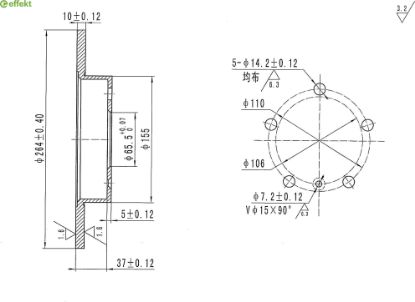 Brake Disc GENERAL MOTORS - 95526658