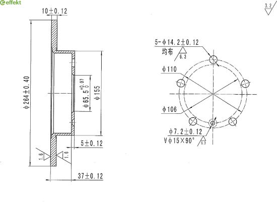 Brake Disc GENERAL MOTORS - 95526658