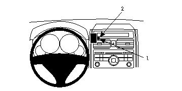 Trim Frame CX-9 07-15 keskele