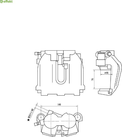 Brake Caliper MERCEDES-BENZ - 164 420 23 83