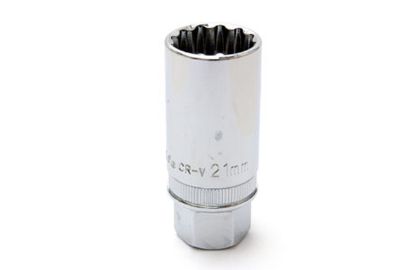 Socket Wrench Insert, oil drain plug küünlapadrun 1/2" 21mm