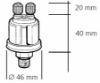 Sensor, oil pressure M12X1,5 2 BAR