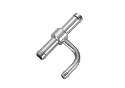 Fuel connector, pre-heater fuel pump kolmik,plast 8x5x8mm L=50 H=28