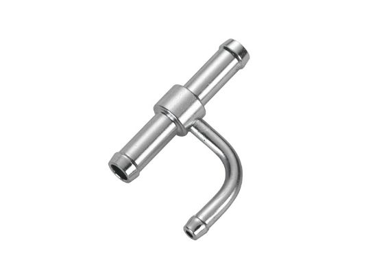 Fuel connector, pre-heater fuel pump kolmik,plast 8x5x8mm L=50 H=28