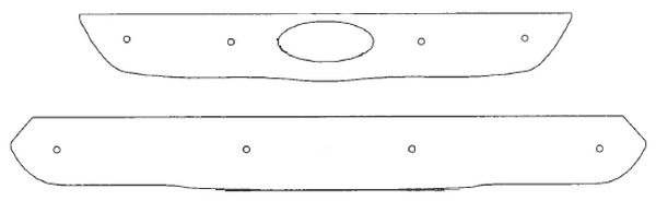 Trim/Protection Strip, radiator grille Ford Focus 2008-2010