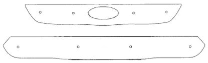 Trim/Protection Strip, radiator grille Ford Focus 2008-2010