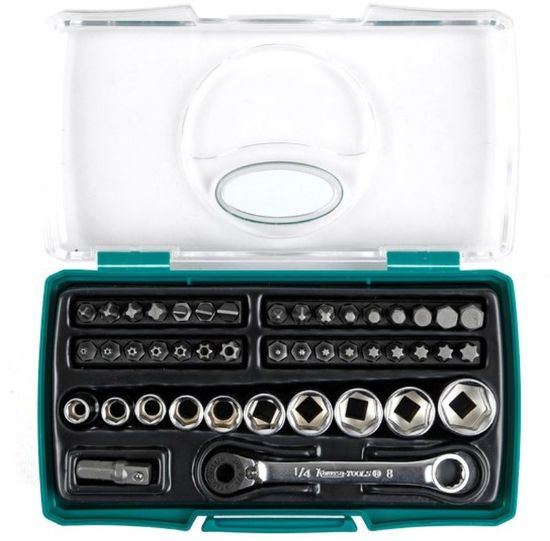 Oil Filter Spanner Set otsakud 44-osa 1/4" tollmõõdustikus