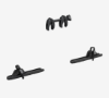 Extension Set, trailer hitch bike carrier WanderWay 4th Bike Adapter Black