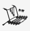 Extension Set, trailer hitch bike carrier WanderWay 4th Bike Adapter Black