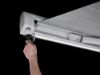 Camping Awning 5200 3,52x2,50m Mystic Grey/valge korpus