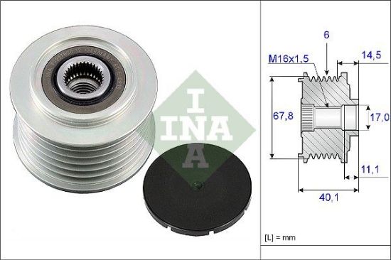 Alternator Freewheel Clutch V70 II (SW, P80_), S80 II