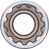 Socket Wrench Insert 1/2" Deep Socket "Gear Lock", 18 mm