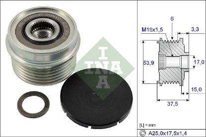 Alternator Freewheel Clutch TRANSIT Buss 01.00 - 05.06