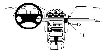 Trim Frame Chrysler LHS/300M 99-